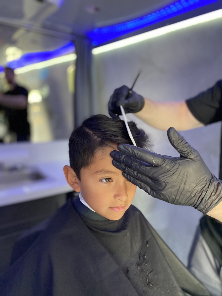 Precision detail work on beard grooming